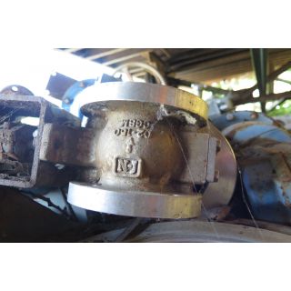 BUTTERFLY VALVE - JAMESBURY - 2" - USED