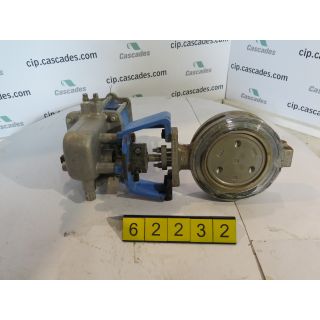 BUTTERFLY VALVE - JAMESBURY - 6" - USED