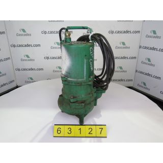 USED - PUMP - SUBMERSIBLE SEWAGE PUMP - HYDROMATIC - SK75-M2 - 2" NPT - FOR SALE