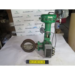 BUTTERFLY VALVE - FISHER 8560 - 8" - USED