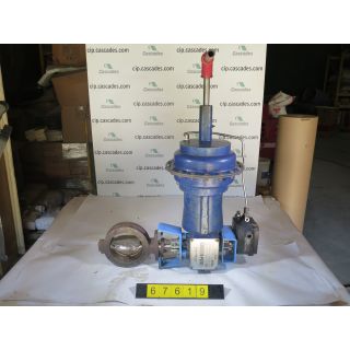 BUTTERFLY VALVE - JAMESBURY 815W - 6" - USED
