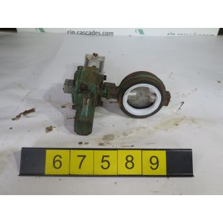 BUTTERFLY VALVE - DEMCO - 3" - USED