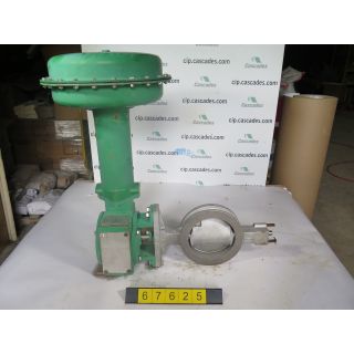 BUTTERFLY VALVE - FISHER 8550 - 6" - USED