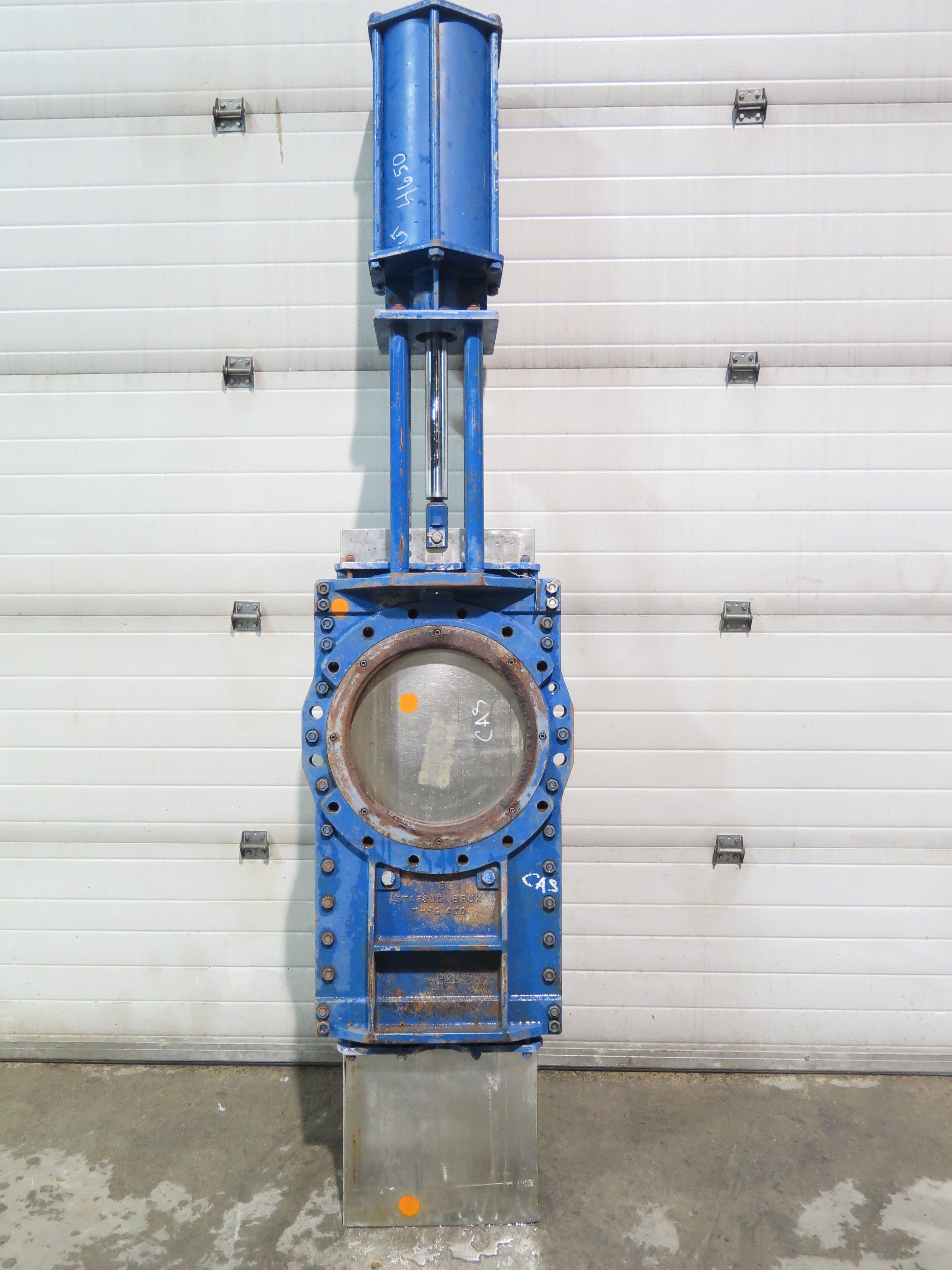 Knife Gate Valve 16 Stafsjo O Port Pneumatic