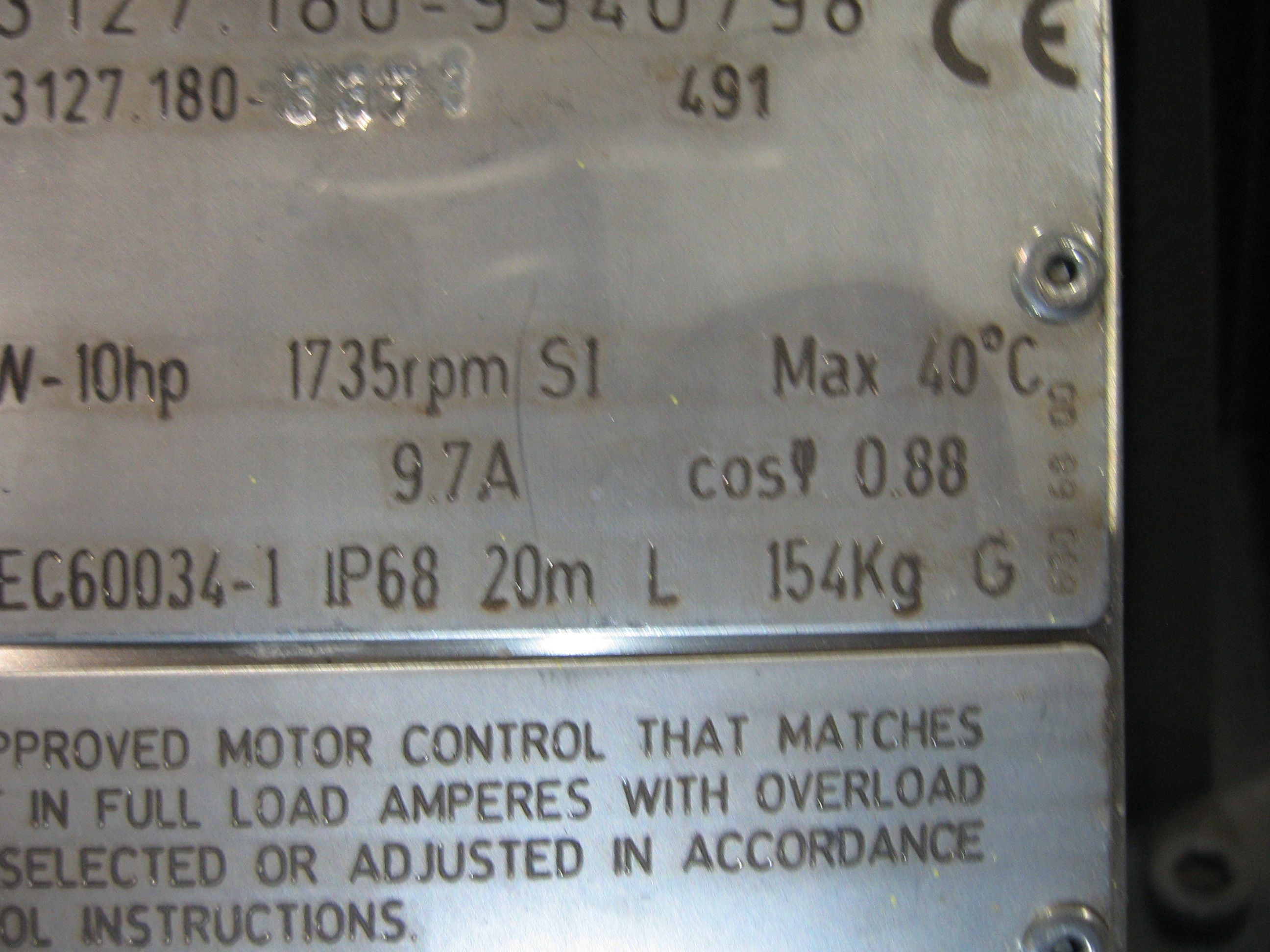 3127 Flygt Pump Parts List