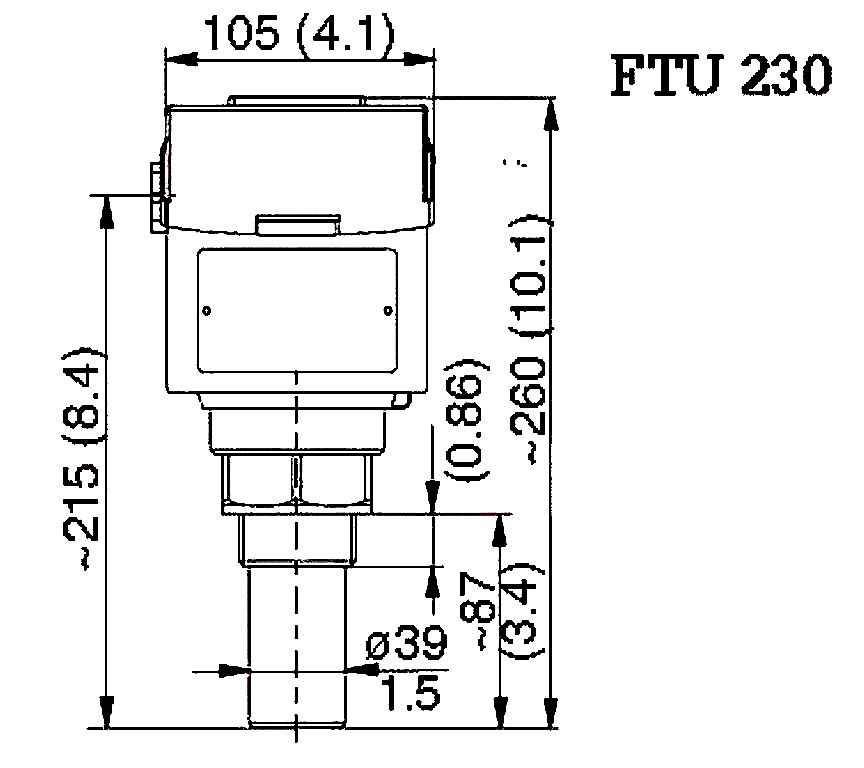 Level Transmitter Endress Hauser Ftu 230 Ultrasonic Sensor